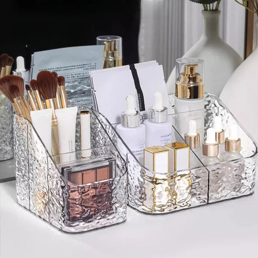 Makeup Storage Organizer Clear Skincare Organiser for Vanity Storage Box for Lipstick Cosmetic Organizer Perfume Holder Home
