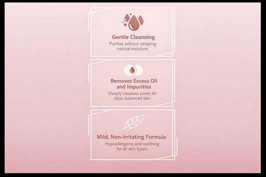 SADOER 4-in-1 Face Cleanser Mousse - Hydrating & Brightening