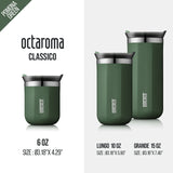 Caneca Térmica WACACO Octaroma – Parede Dupla em Aço Inox, Isolamento a Vácuo, 180/300/435ml