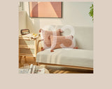 Capa de Almofada de Linho com Franjas – Decorativa para Sofá, Cadeira e Cama, 45x45 / 30x50cm