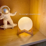 Luz de Lua LED 3D – Luz Noturna Galáxia, Presente para Crianças, Decoração de Quarto