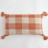 Capa de Almofada de Linho com Franjas – Decorativa para Sofá, Cadeira e Cama, 45x45 / 30x50cm