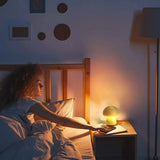 Luminária de Mesa Cogumelo Recarregável – Toque, Portátil, Regulável, Decoração para Quarto e Cabeceira