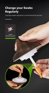 Umidificador USB Ultrassônico com Design de Madeira – Difusor de Aromas e Névoa Fria para Casa