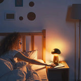 Luminária de Mesa Cogumelo Recarregável – Toque, Portátil, Regulável, Decoração para Quarto e Cabeceira