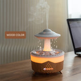 Difusor de Aromas UFO com Controle Remoto e 7 Luzes Coloridas – Umidificador Aromatérapico