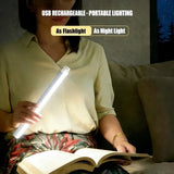 Fita LED com Sensor de Movimento – Recarregável USB, Brilho Ajustável, Sem Fio, para Guarda-Roupa e Quarto