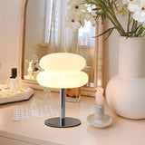 Luminária de Mesa Cogumelo LED USB – 9 Níveis de Brilho, 3 Tons de Luz, para Quarto e Sala