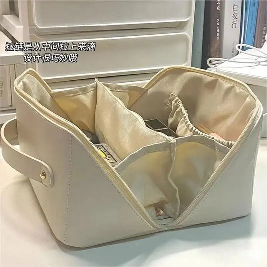 Makeup Bag Portable Large Capacity Beauty and Skincare Storage Bag High Appearance Level Waterproof Clutch Bag