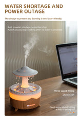 Difusor de Aromas UFO com Controle Remoto e 7 Luzes Coloridas – Umidificador Aromatérapico