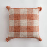 Capa de Almofada de Linho com Franjas – Decorativa para Sofá, Cadeira e Cama, 45x45 / 30x50cm
