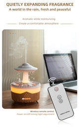 Difusor de Aromas UFO com Controle Remoto e 7 Luzes Coloridas – Umidificador Aromatérapico