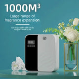 Difusor de Aromas Elétrico com Bluetooth – Sem Água, Para Parede, Óleo Essencial, 1000m³