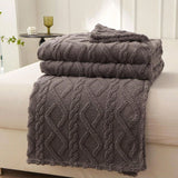 Manta Coral Fleece Leve e Multiuso – 100% Poliéster, para Sofá, Cama e Viagem