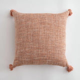 Capa de Almofada de Linho com Franjas – Decorativa para Sofá, Cadeira e Cama, 45x45 / 30x50cm