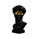Escultura Busto Davi em Resina – Arte Abstrata Europeia para Decoração Moderna