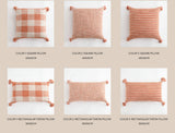 Capa de Almofada de Linho com Franjas – Decorativa para Sofá, Cadeira e Cama, 45x45 / 30x50cm