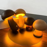 Luminária de Mesa Cogumelo Recarregável – Toque, Portátil, Regulável, Decoração para Quarto e Cabeceira