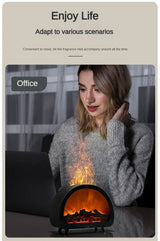Difusor Umidificador de Óleo Essencial 200ml – Névoa Fria, 12 Cores, Luz Noturna com Controle Remoto