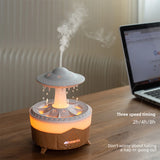 Difusor de Aromas UFO com Controle Remoto e 7 Luzes Coloridas – Umidificador Aromatérapico