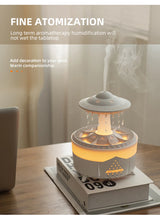 Difusor de Aromas UFO com Controle Remoto e 7 Luzes Coloridas – Umidificador Aromatérapico