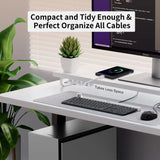Organizador de Cabos, Clipes para Gerenciamento de Cabos, Suporte para Carregador de Celular, Ajustável, Kit 6+1
