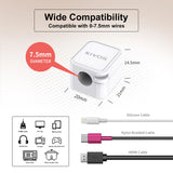 Organizador de Cabos, Clipes para Gerenciamento de Cabos, Suporte para Carregador de Celular, Ajustável, Kit 6+1