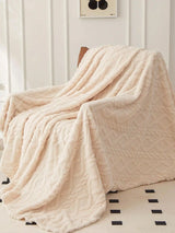 Manta Coral Fleece Leve e Multiuso – 100% Poliéster, para Sofá, Cama e Viagem