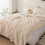 Manta Coral Fleece Leve e Multiuso – 100% Poliéster, para Sofá, Cama e Viagem