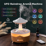 Difusor de Aromas UFO com Controle Remoto e 7 Luzes Coloridas – Umidificador Aromatérapico