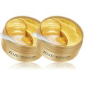 ZOZU Gold Nourish Eye Mask for anti wrinkle under eye cream application. This golden hydrogel mask replenishes smooth and crystal clear eyes, tightens the eye area, and relieves fatigue for a brightened, refreshed look.