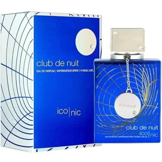 Armaf Club de Nuit Blue Iconic for Men Eau de Parfum – citrus spicy fragrance with ginger, nutmeg, sandalwood and amber