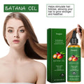 Natural plant-based batana hair oil texture showing lightweight nourishing formula