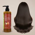 Batana oil and biotin natural ingredients used in winter hair care for repair and strength