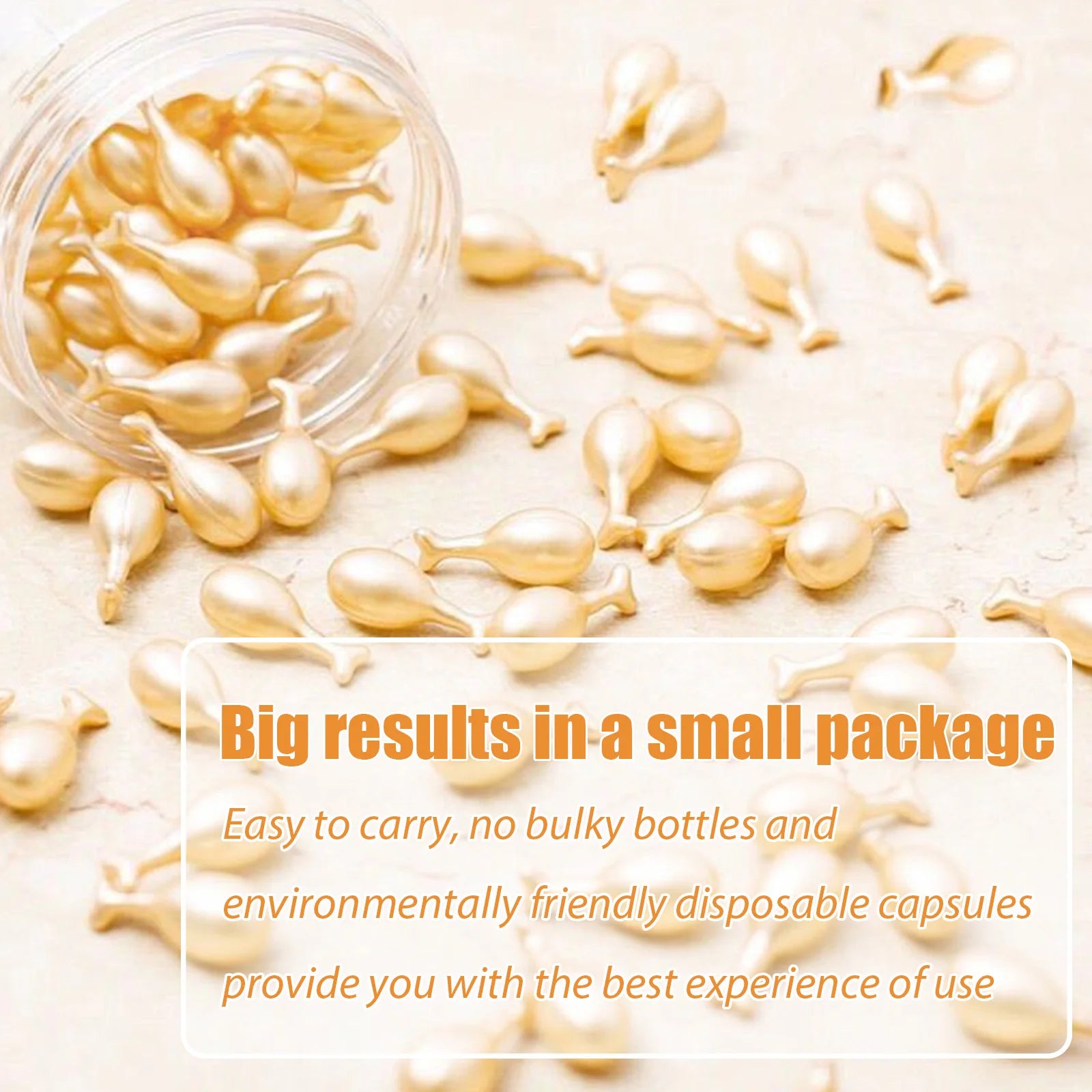 Collagen serum capsules balancing oily and dehydrated skin in cold climates