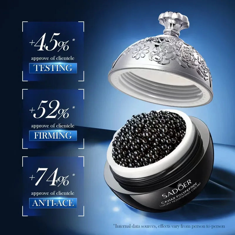 Firming and whitening face cream sadoer caviar for anti-aging skincare routine