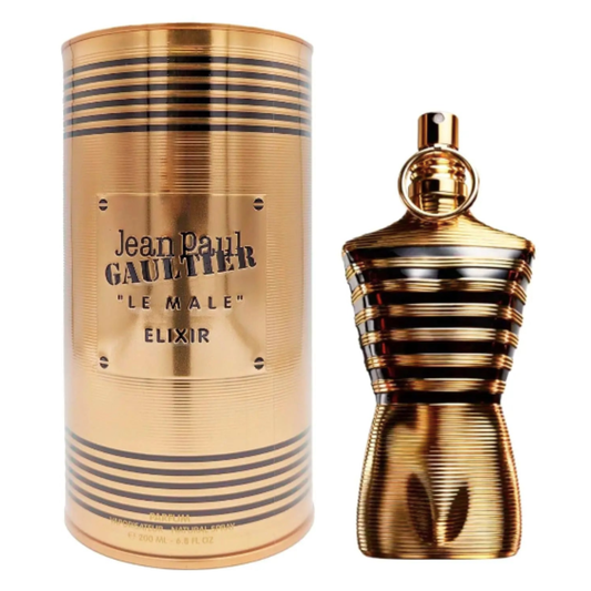 Jean Paul Gaultier Le Male Elixir parfum bottle - 125ml intense masculine fragrance