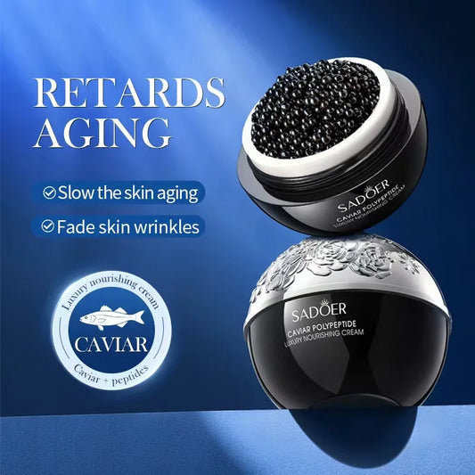 Female anti-aging face cream sadoer cavier reducing fine lines and improving skin firmness