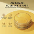 Comparison of ZOZU Gold and Avocado eye mask patches. 60 pieces of moisturizing hydrogel under-eye patches for removing dark circles, firming eye bags, and anti-aging skin care.